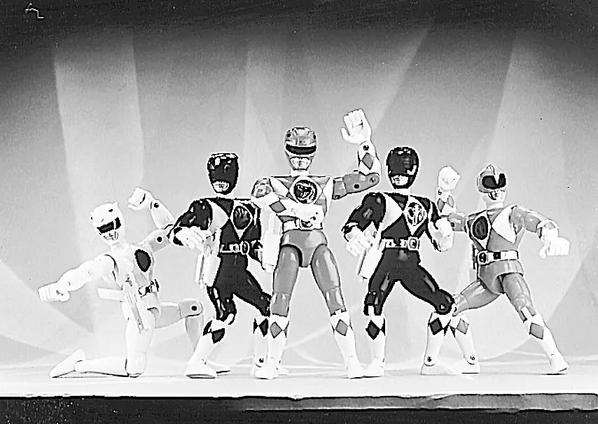 Products related to Power Rangers became major hits in the U.S.