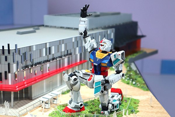 Diorama of GUNDAM NEXT FUTURE PAVILION