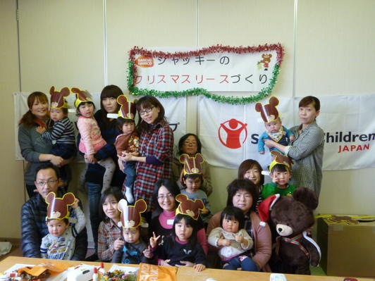 宮城県東松島市でクリスマスリース作りイベントを開催しました。