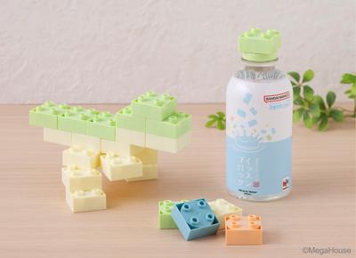 ペットボトルキャップが “遊べるブロック”に 「捨てない」プロダクトデザイン『イッスンブロック』の天然水 「TOKYO おもちゃショー2026」でお披露目