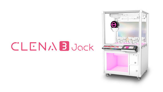 Newest Crane Game Machine Model “CLENA3 Jack” Begins Operations on Friday, November 10, 2023 A sustainable design that is more advanced than the CLENA3, and easy to play thanks to its compact size