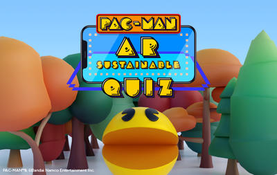 パックマンと一緒にサステナビリティを学ぶ！「PAC-MAN AR -sustainable quiz-」を無料公開 バンダイナムコグループ従業員に向けた「サステナビリティWEEK」も開催