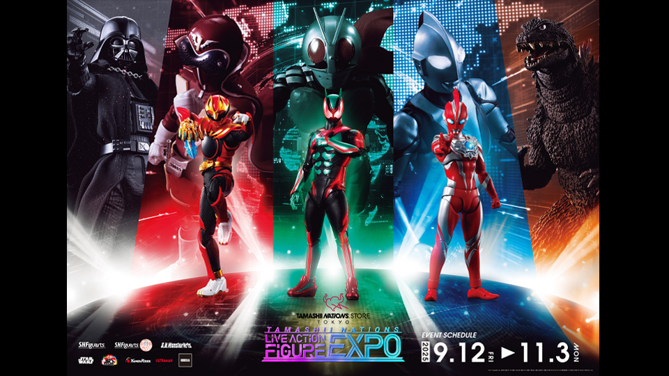 TAMASHII NATIONS LIVE ACTION FIGURE EXPO