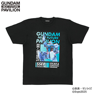GUNDAM NEXT FUTURE PAVILION フルカラーTシャツ RX-78F00/E ガンダム 立像デザイン