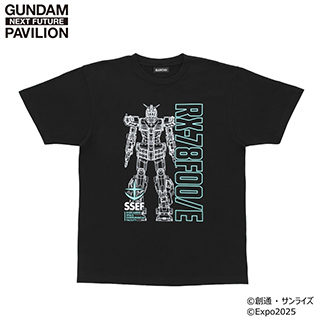 GUNDAM NEXT FUTURE PAVILION Tシャツ RX-78F00/E ガンダム フロント柄