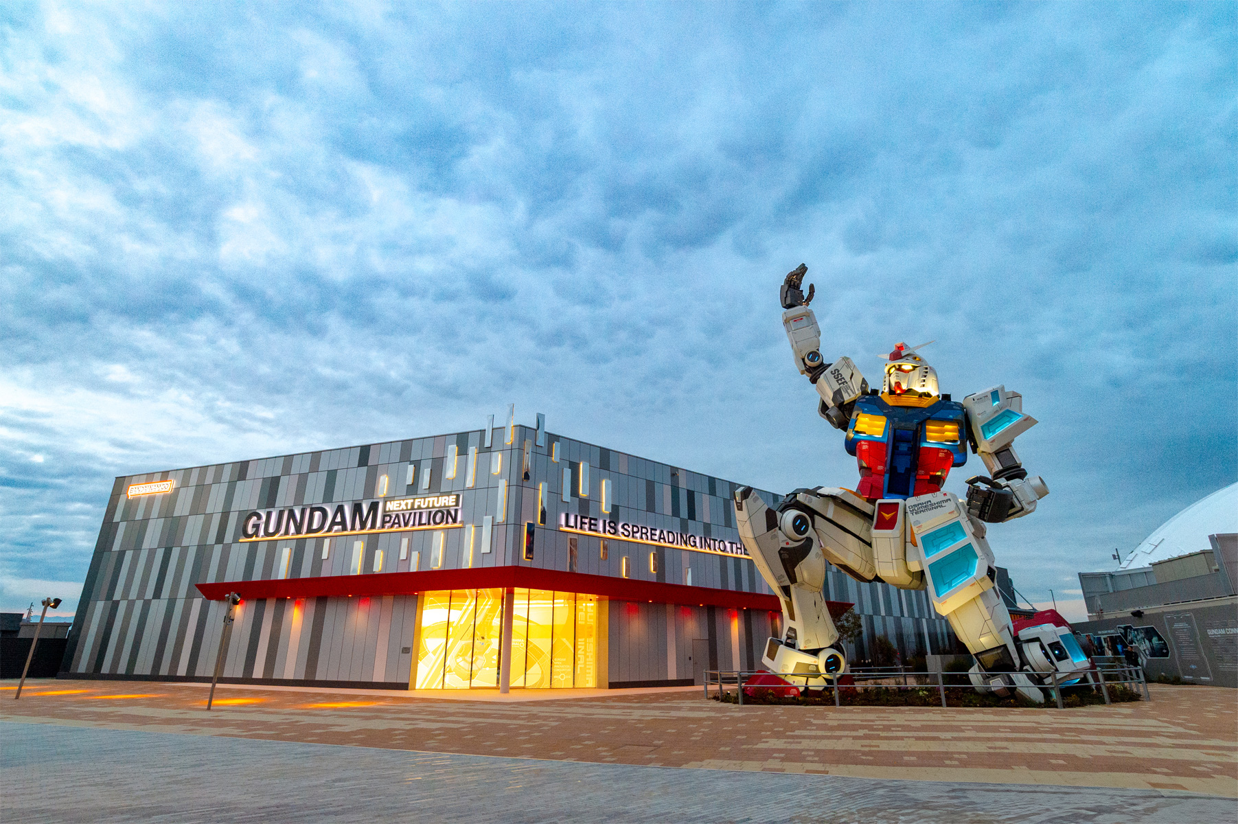 New footage and photographs of the pavilion’s Picture exterior 2