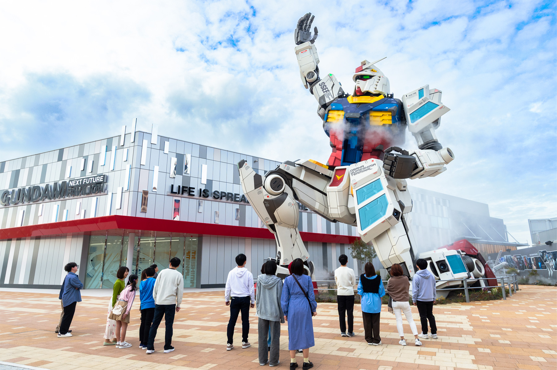 New footage and photographs of the pavilion’s Picture exterior 7