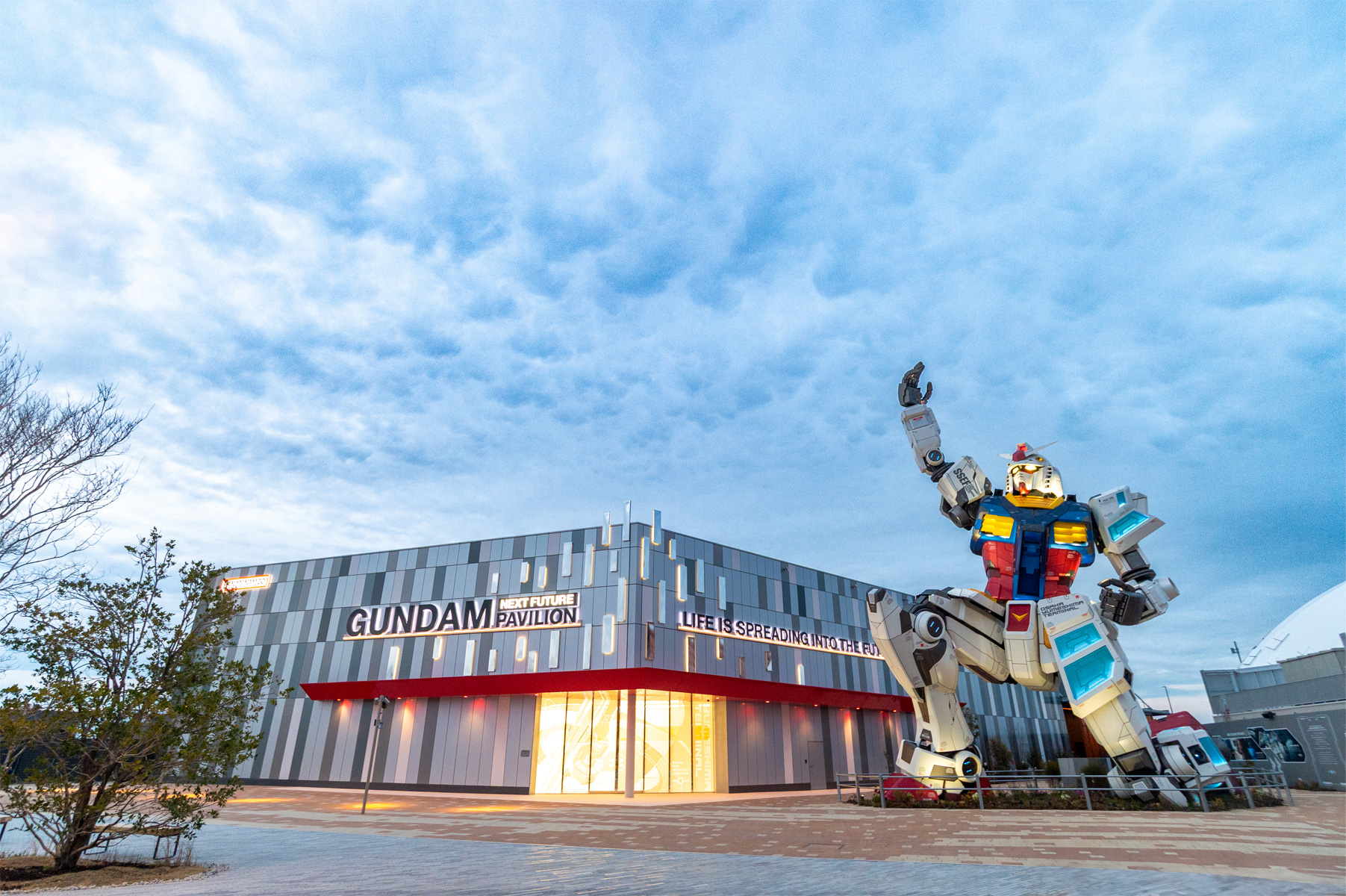 New footage and photographs of the pavilion’s Picture exterior 15