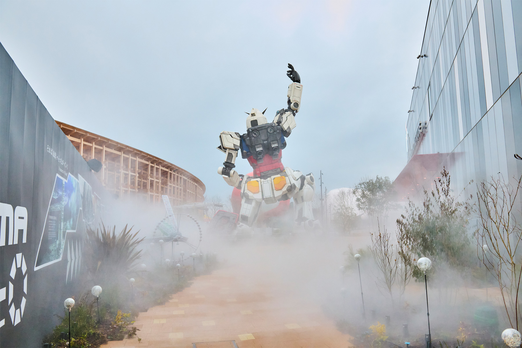 New footage and photographs of the pavilion’s Picture exterior 17