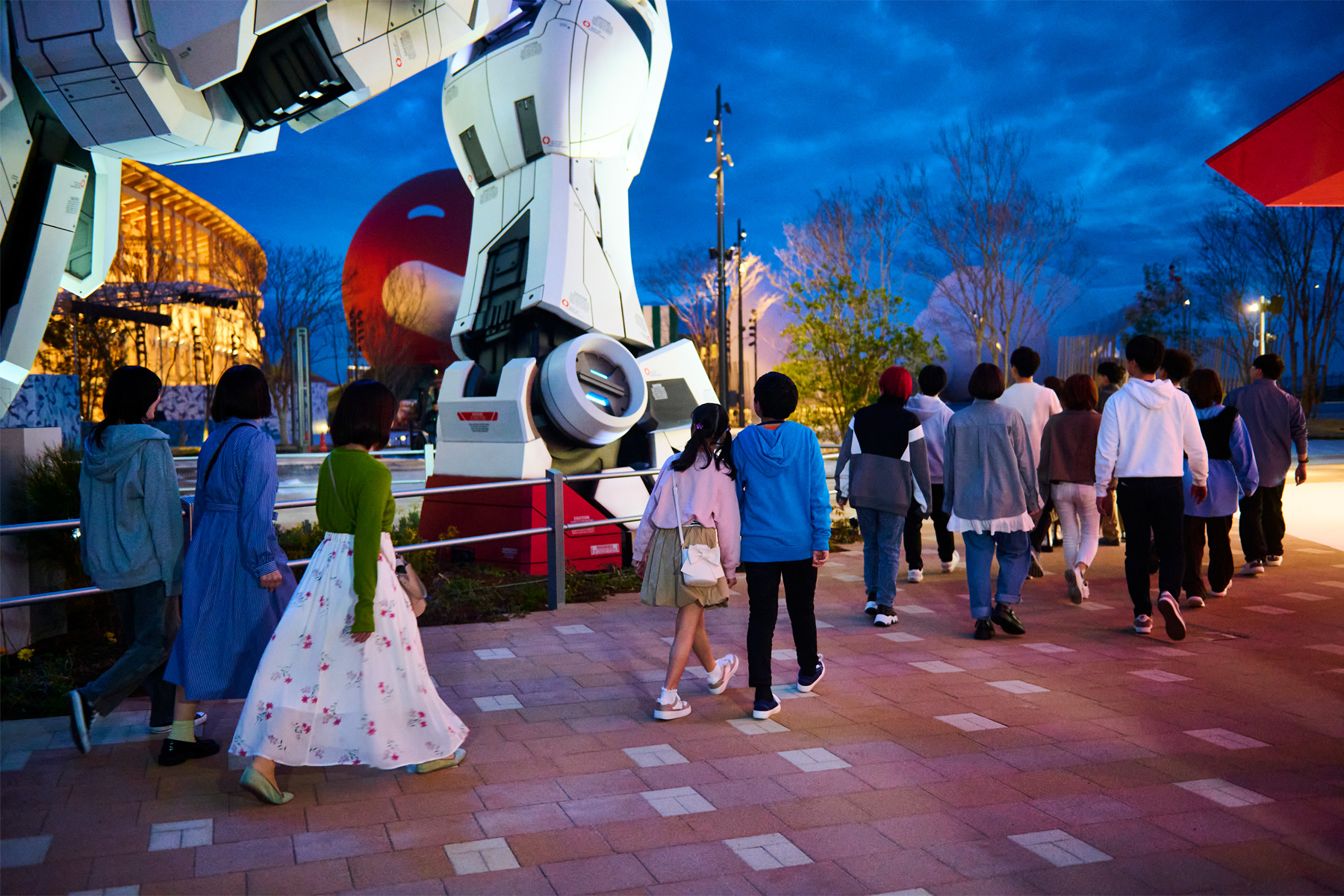 New footage and photographs of the pavilion’s Picture exterior 23