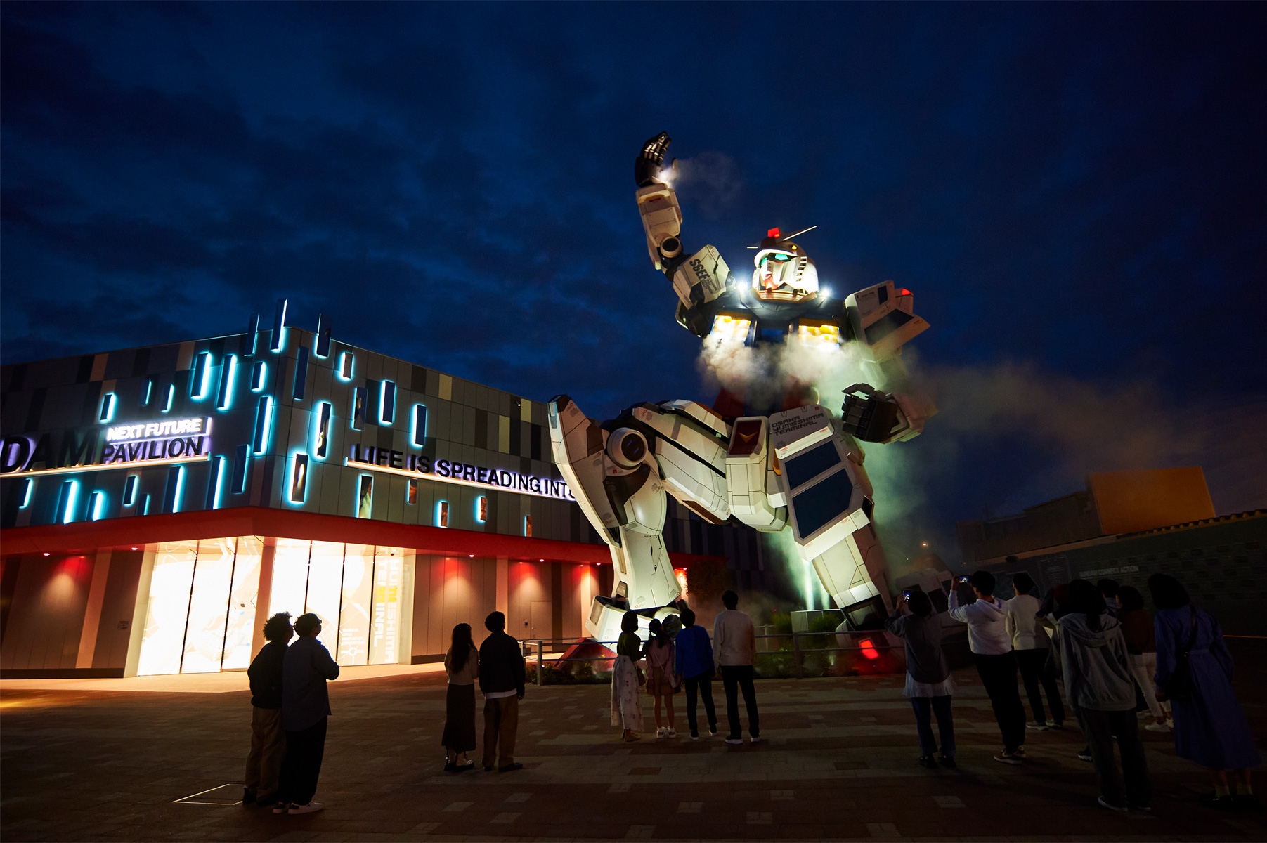 New footage and photographs of the pavilion’s Picture exterior 26
