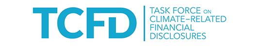 ロゴ：TCFD（気候関連財務情報開示タスクフォース）