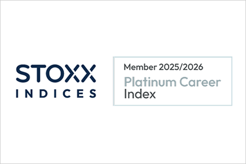 The logo of the iSTOXX® MUTB Japan Platinum Career 150.