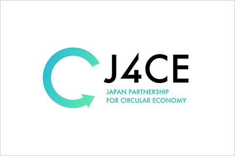 The logo of the Japan Partnership for Circular Economy (J4CE).